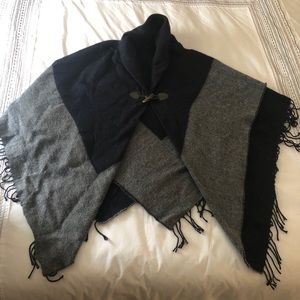 Ann Taylor buckle shawl
